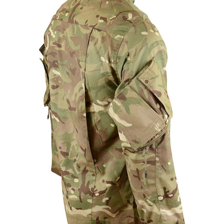 rear view with patches british army mtp 23 combat shirt