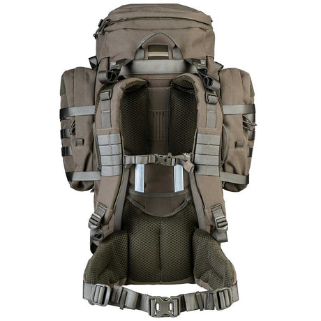 rear waist strap on the pinnacle 90 litre rucksack