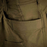 reinforced hip pocket on tactical coyote stoirm trousers