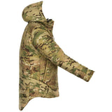 scooped rear hem of multicam snugpak tomahawk cold weather jacket