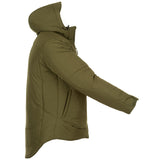 scooped rear hem of olive snugpak tomahawk cold weather jacket