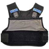 second chance overt stab bulletproof black vest waist adjustment