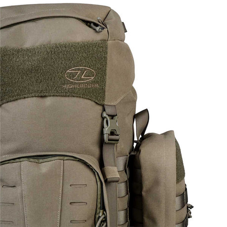 shock cord lid highlander tactical pinnacle rucksack 50l ranger green