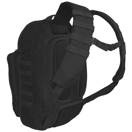shoulder straps on highlander 25l black harrier full clamshell pack