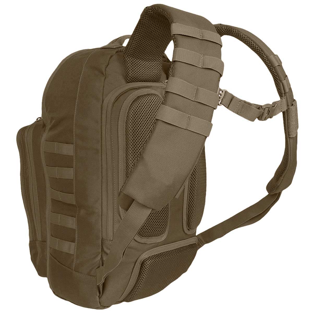 shoulder straps on highlander 25l ranger green harrier full clamshell pack