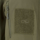 shoulder zipped pocket highlander tactical softshell jacket ranger green