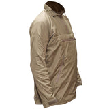 side angle of british army pcs lightweight thermal light olive smock