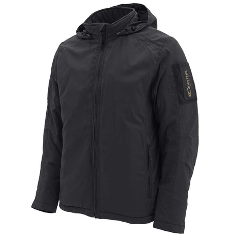 side angle of carinthia 5.0 lig black jacket