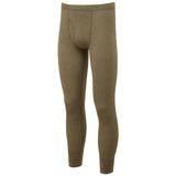 side angle of ranger green keela mens merino leggings long johns