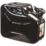 side angle of wavian nato 10 litre black jerry can