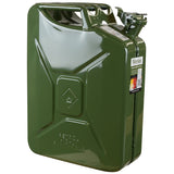 side angle of wavian nato 20 litre khaki green jerry can