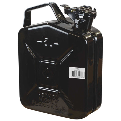 side angle of wavian nato 5 litre black jerry can