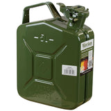 side angle of wavian nato 5 litre khaki green jerry can