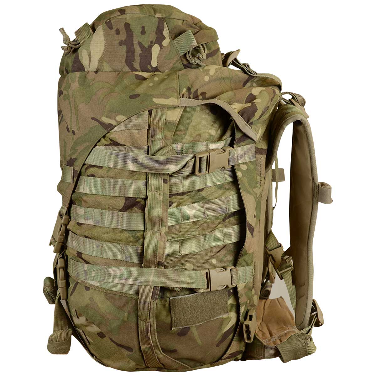 side compression straps on virtus mk3 bergen 90l mtp camo used