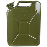 side view non wavian steel site jerry can 20l olive