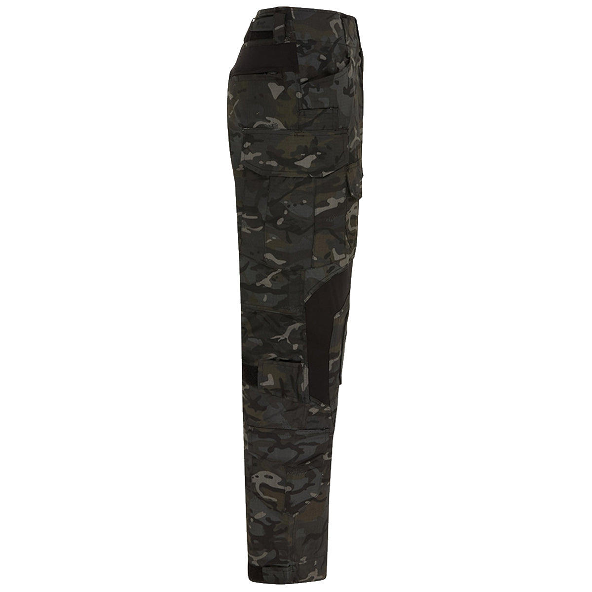 kombat gen ii black camo spec op trousers with knee pads