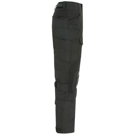 side view of black kombat gen ii spec ops trousers