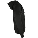 side view of black kombat spec ops hoodie