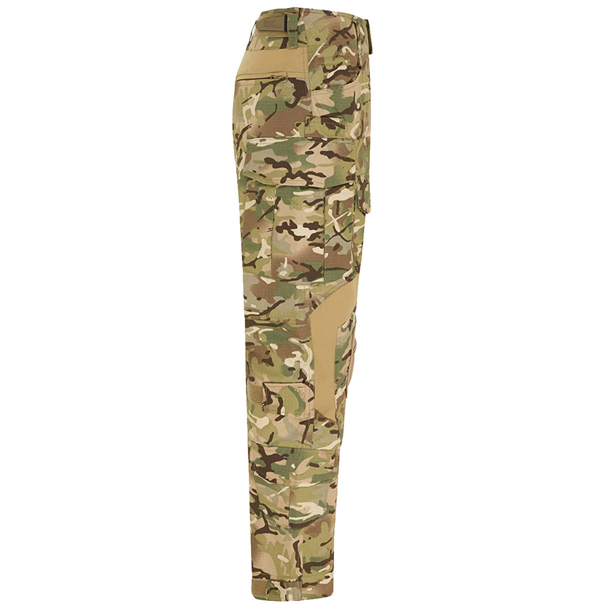 side view of btp camo kombat gen ii spec op trousers
