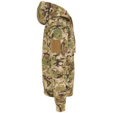 side view of btp camo kombat spec ops hoodie