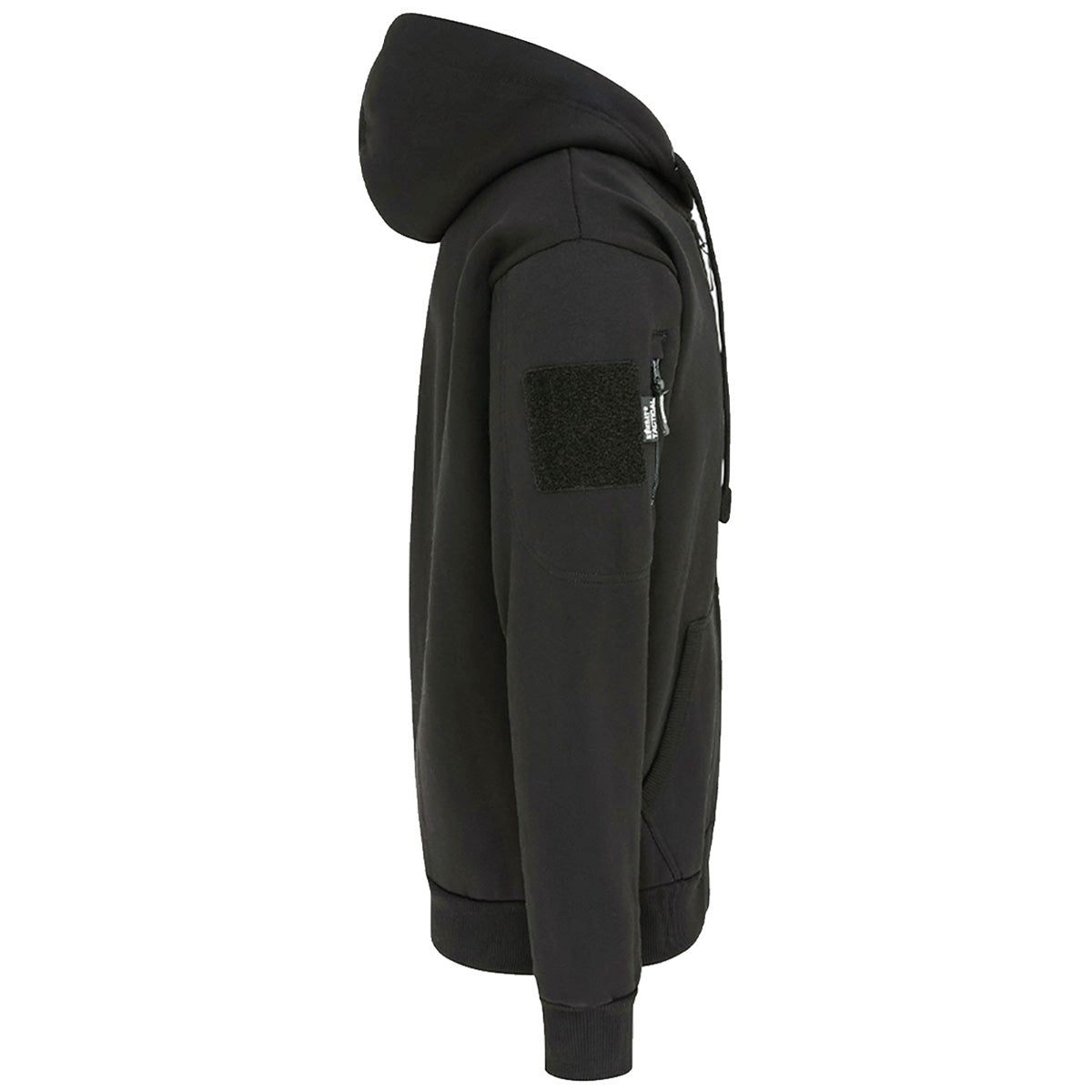 side view of kombat spec ops black hoodie