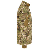 side view of kombat tactical btp camo acu assault shirt