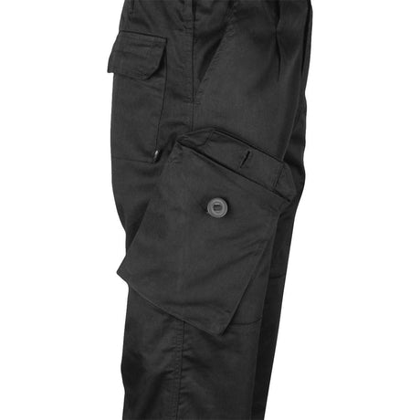side view of viper pcs 95 trousers black