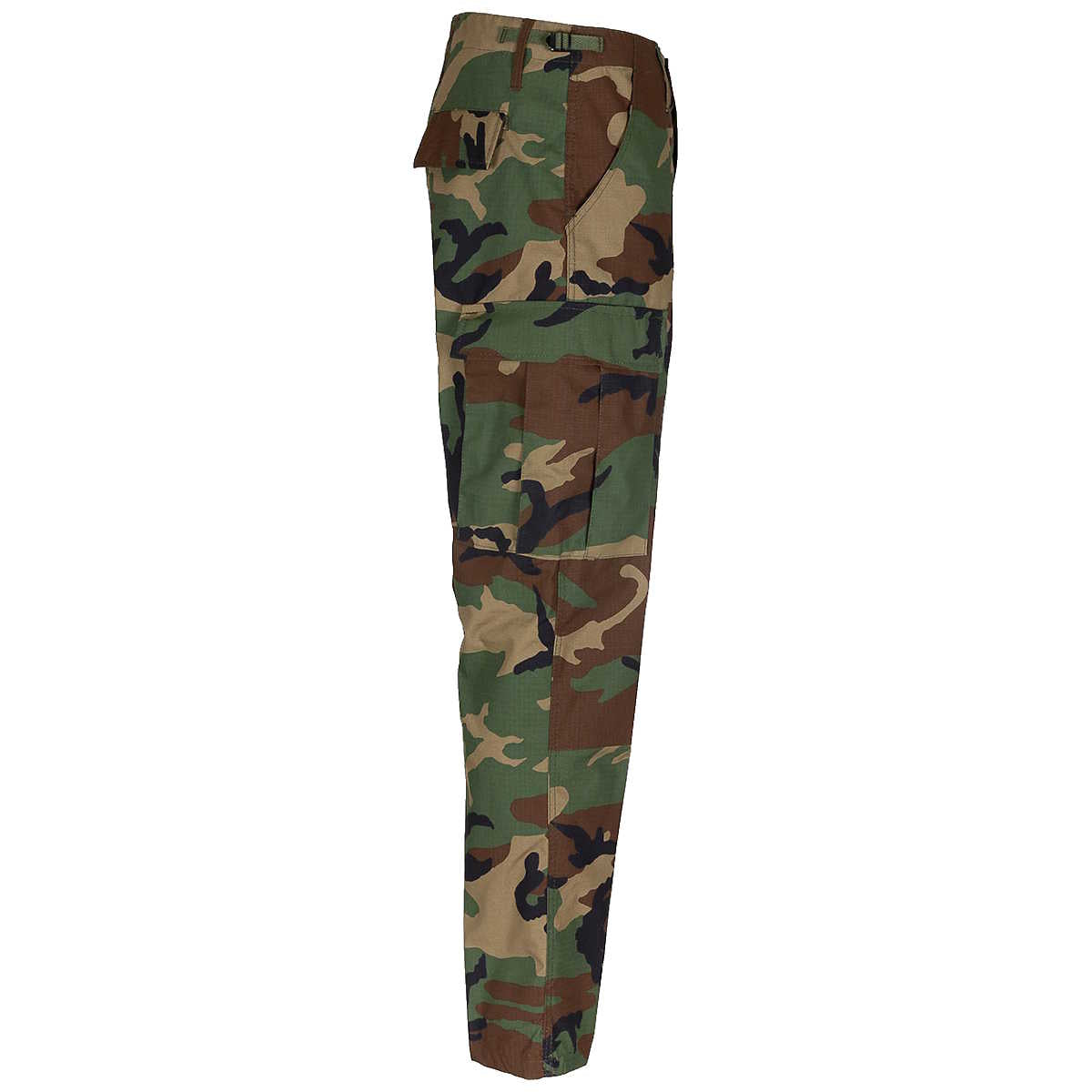 MFH Woodland Camo Ripstop BDU Combat Trousers | Military Kit