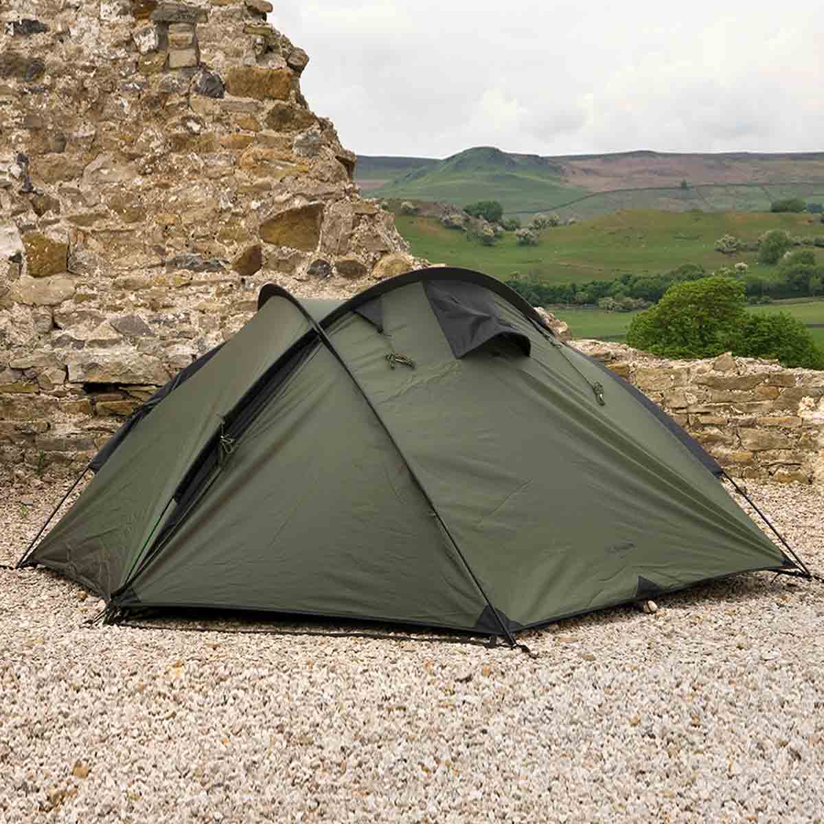 Snugpak 「THE BUNKER IX」キャンプテント オリーブグリーン Snugpak Bunker IX 3 Man Tent Olive - Free Delivery | Military Kit
