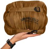 snugpak special forces 2 sleeping bag packsize coyote tan