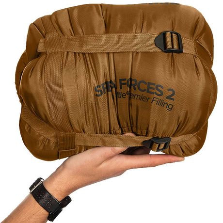 snugpak special forces 2 sleeping bag packsize coyote tan
