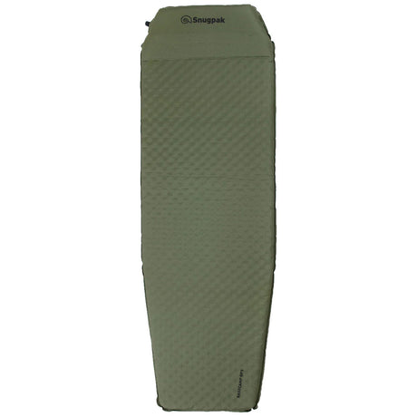 snugpak xl self inflating mat with built in pillow olive