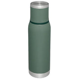 stainless steel stanley adventure to go 750ml hammertone green bottle