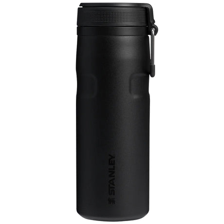 stanley carabiner compatible black iceflow twist flip 470ml bottle