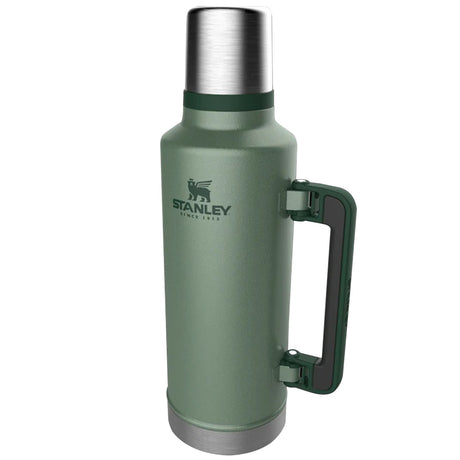 stanley classic legendary vacuum thermos flask 2.3l hammertone green
