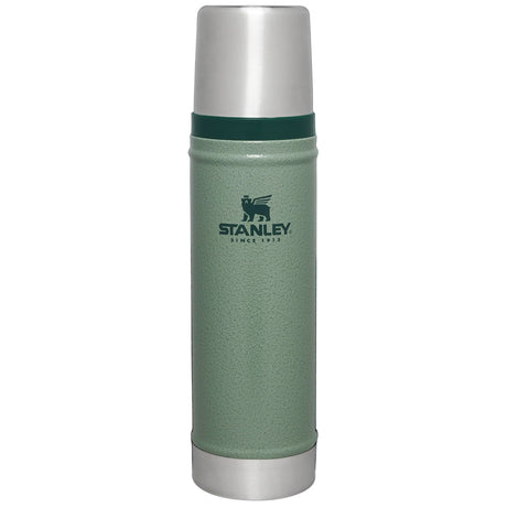 stanley classic legendary vacuum thermos flask 590ml hammertone green