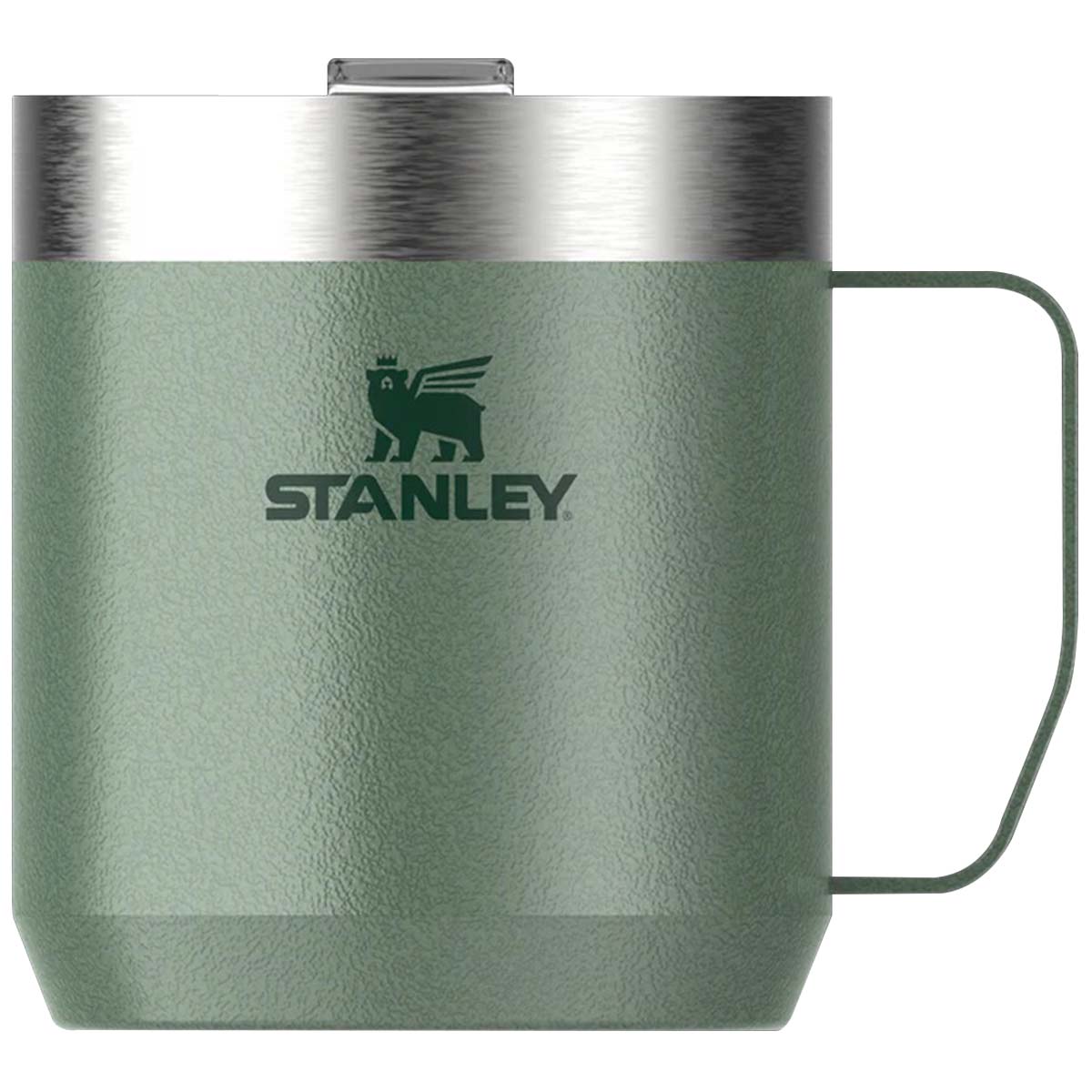 stanley legendary camp mug hammertone green with side logo