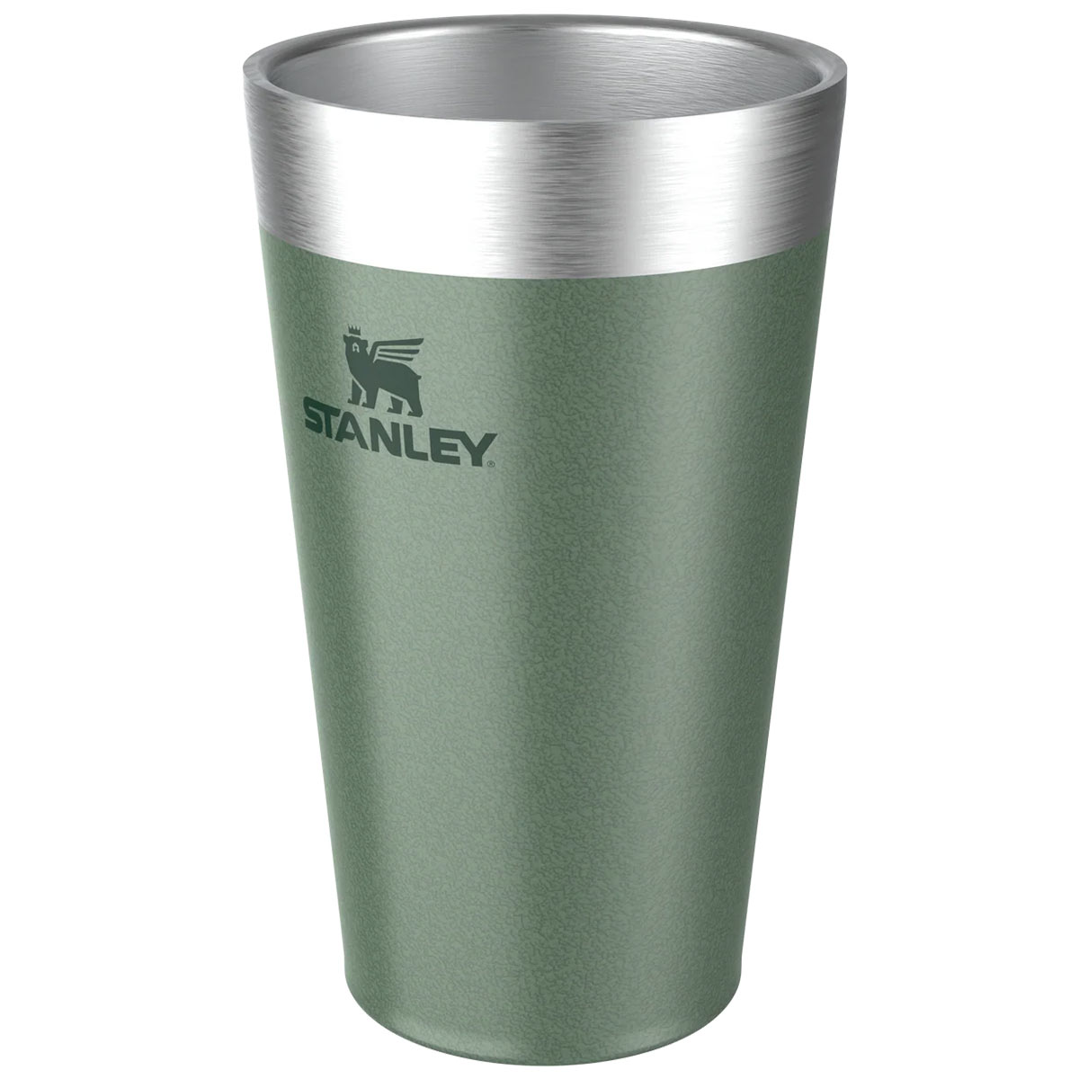 stanley stacking tumbler hammertone green
