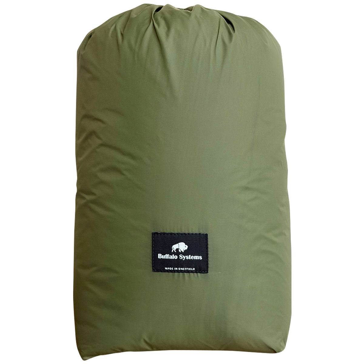 stuff sack of green buffalo systems field blanket