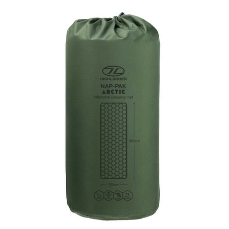stuff sack of olive highlander nap pak arctic r11 sleeping mat