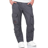 surplus airborne vintage slimmy trousers anthracite grey