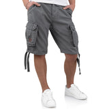 surplus rv airborne vintage shorts grey