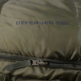 two way anti snag zip on highlander defender 350 ranger green sleeping bag