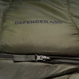 two way anti snag zip on highlander defender 450 ranger green sleeping bag