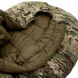 two way zip of carinthia defence 4 multicam sleeping bag