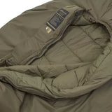 two way zip of carinthia defence 4 olive sleeping bag