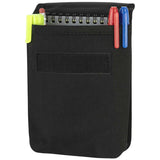 velcro closure of black viper notebook pouch