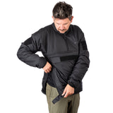 ventilation side zips of black snugpak tactical softie jacket