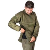 ventilation side zips of olive snugpak tactical softie jacket