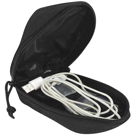 viper black lazer small molle utility pouch with clamshell opening